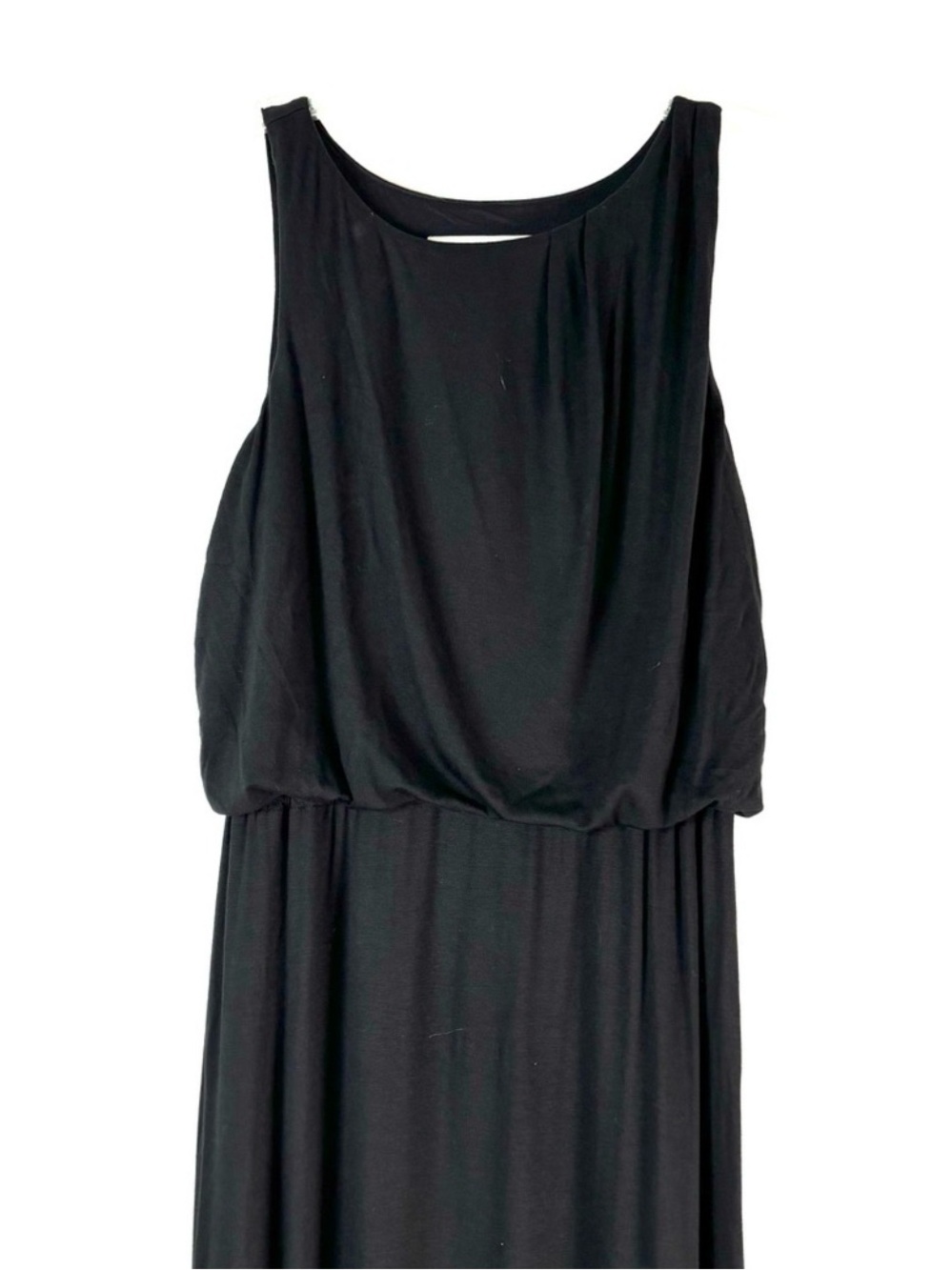 LOFT Black Sleeveless Maxi Dress Size Small